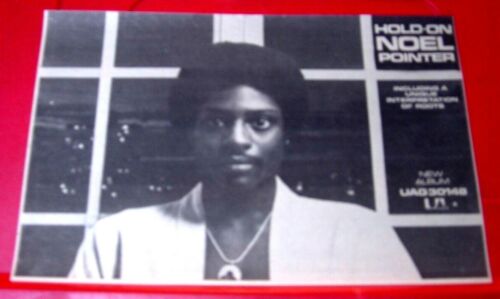 Noel Pointer Hold-On Vintage ORIGINAL 1978 Press/Magazine ADVERT 12.5"x 8" Jazz