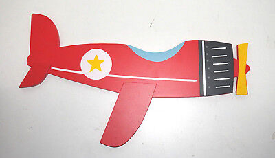 Crown Crafts  Wall Hanging - Red Airplane  -   * Unique *