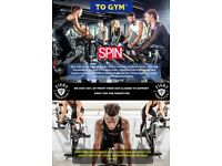 SPIN CLASS AT TOGYM, TEMPLE FORTUNE FOR ALL SKILL LEVELS!