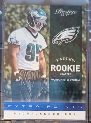 MYCHAL KENDRICKS 2012 Prestige Extra Points Blue RC Rookie #268 EAGLES 570/999
