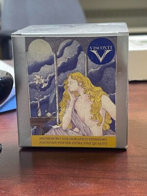 Visconti Inkwell of Fountain pen Ink Blue 