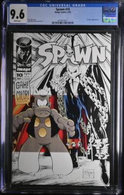 Spawn 10 - Cerebus Appearance 1993 - Todd McFarlane - CGC Graded 9.6