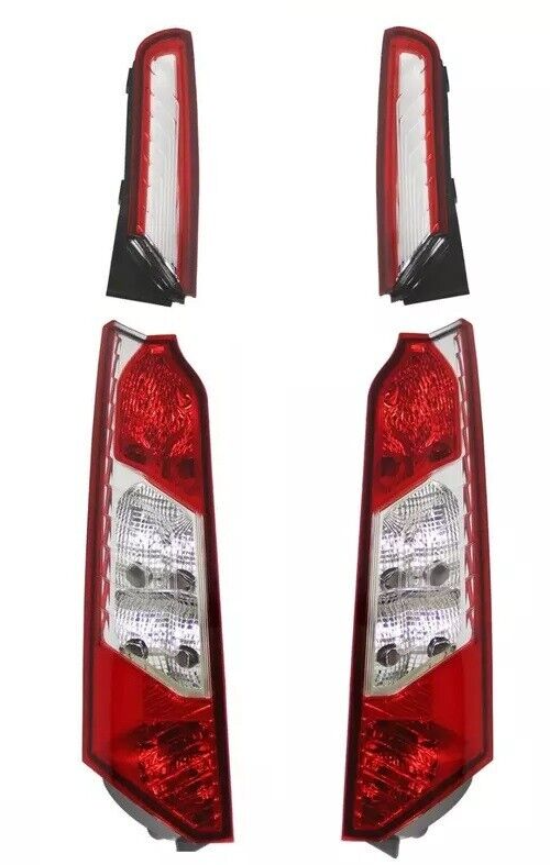 FORD TRANSIT CONNECT 2013-2024 REAR LIGHT UPPER + LOWER SECTION RIGHT LEFT PAIR