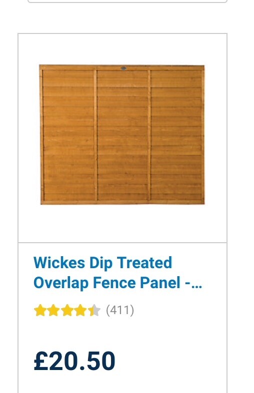 Wickes Fence Panel 6’ x 5’ Brand New in Leeds, West Yorkshire Gumtree