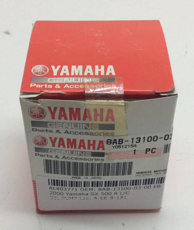 Yamaha New OEM Oil Pump SX 500 V-Max Venture Deluxe 8AB Yamaha New OEM Oil Pump SX 500 V-Max Venture Deluxe 8AB