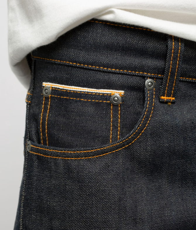 Pre-owned Nudie Jeans Grim Tim Dry Selvage 13.5 oz Japanese Selvage 111205