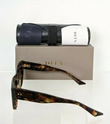 Pre-owned Dita Brand Authentic  Sunglasses Braindancer Dts525-58-02 Tortoise Frame In Gray