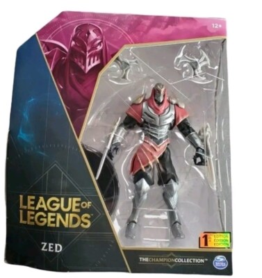 League of Legends The Champion Collection Zed 6'' Action Figure 1st Edition New
