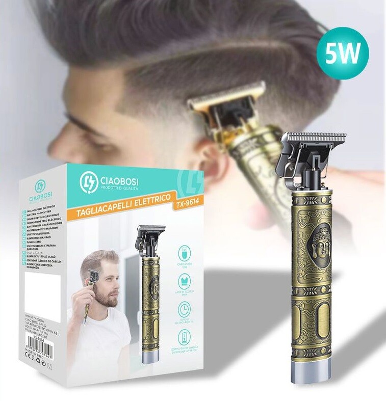 Taglia Capelli Professionale Regola Barba Rasoio Elettrico Vintage Tx-9614 linq