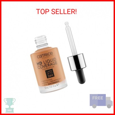 Catrice | HD Liquid Coverage Foundation | High & Natural Coverage | Vegan & Crue