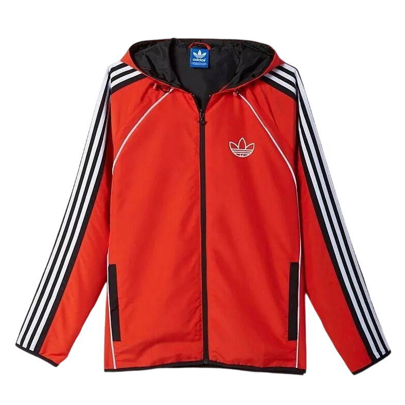 SS14 adidas Originals Trefoil Hooded Full Zip Windbreaker