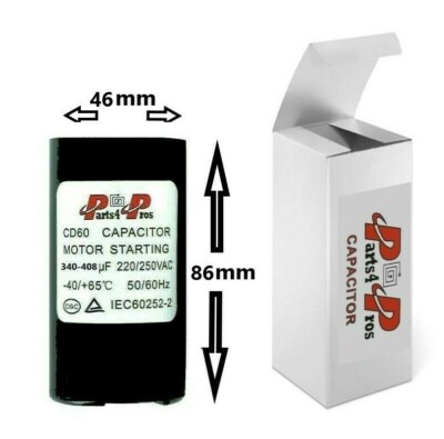 340-408 uF MFD 220 250 V 220/250 VAC High Quality Motor Start Capacitor Round 