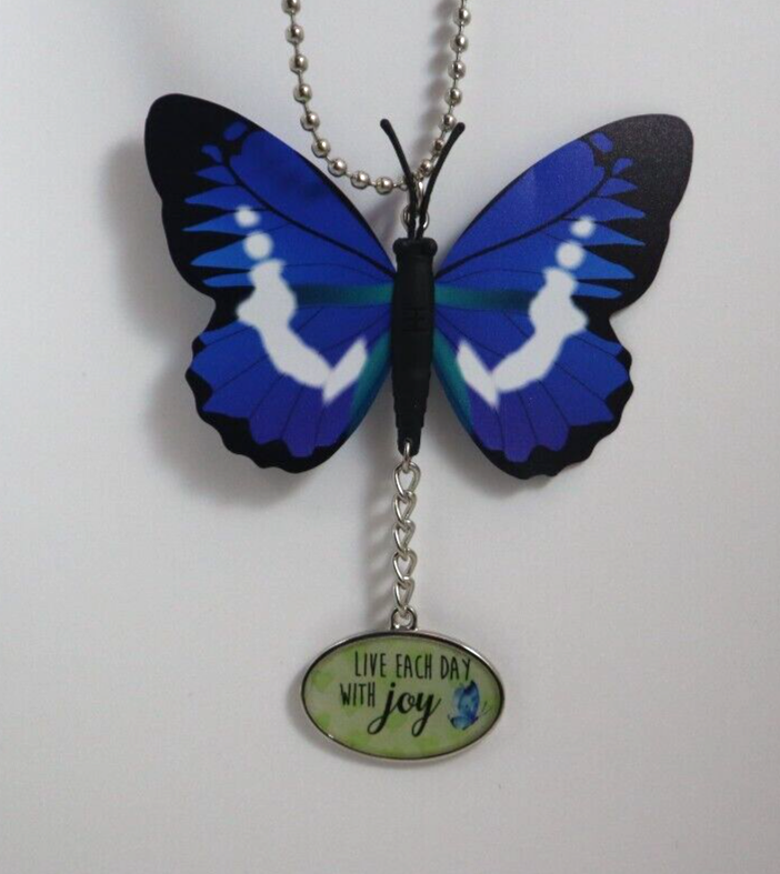 W2 Live each day with joy BUTTERFLY CAR CHARM mirror ornament ganz | eBay W2 Live each day with joy BUTTERFLY CAR CHARM mirror ornament ganz | eBay