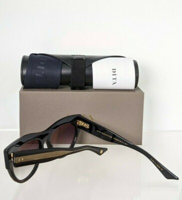 Pre-owned Dita Brand Authentic  Sunglasses Braindancer Dts525-58-01 Black Frame In Gray