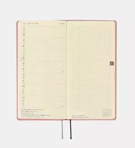 Hobonichi Techo Weeks Mega Notebook Strawberry Latte | 2019 | January Start New