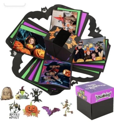 Halloween Explosion Box Set Luxury DIY Photo Album Box Album Gift Box Surprise