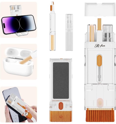 8-in-1 For Phone, Tablet, Earbuds Cleaning