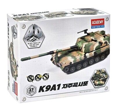 Academy 4D Puzzle Series K9A1 Republic of Korea R.O.K Army K9A1 SPH Tank 15403