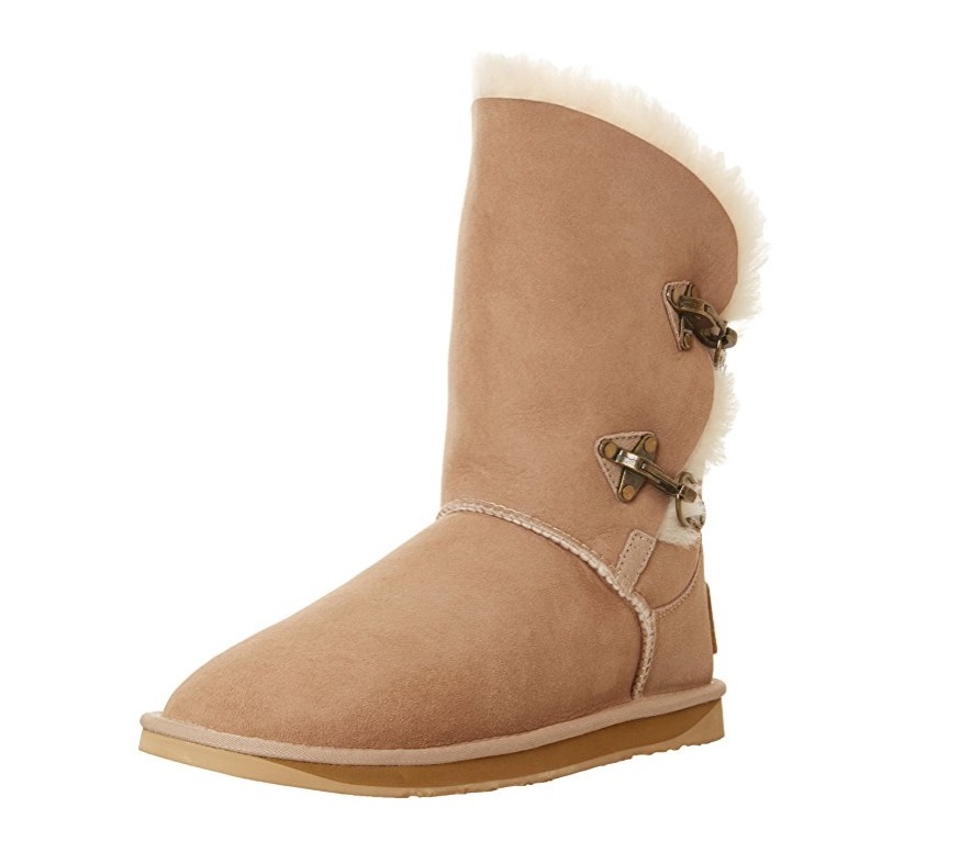 Pre-owned Australia Luxe Collective Brand Women's Winter Sheepskin Boots Renegade Shoes In Chestnut/sand