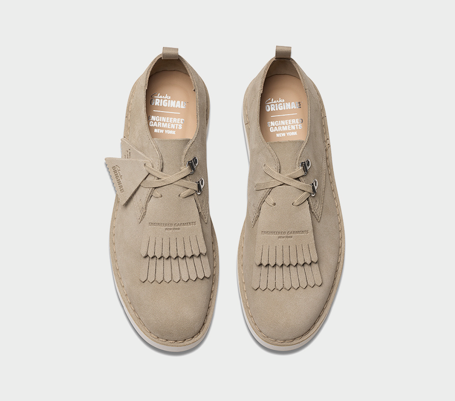 Pre-owned Clarks Originals X Engineered Garments Desert Khan Eg Sand In Black