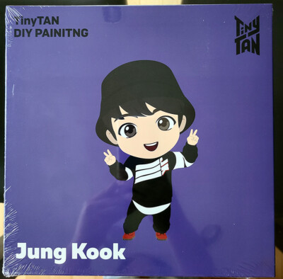 OFFICIAL BTS TinyTAN Jungkook DIY Painting Kit Set