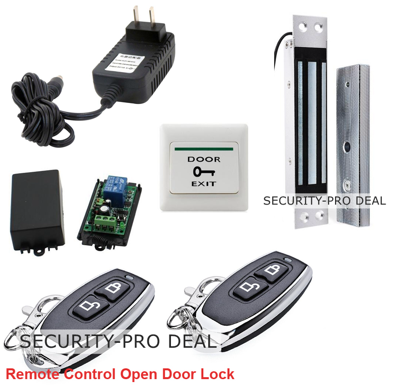 Diy Door Access Control System Magnetic Door Lock 2 Remote