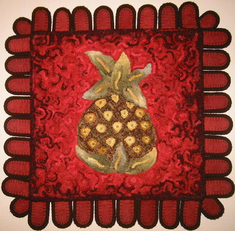 HAND DYED RUG HOOKING WOOL Mill-Dyed ~ "RAVISHING REDS-III" (5-pc. collection)