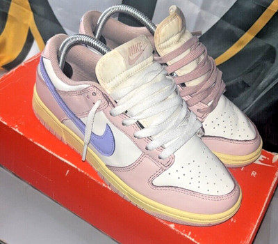 Nike Dunk Low Pink Oxford DD1503-601 Size Women 8 - pre owned No Box