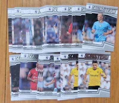 22/23 Score Premier League Soccer Score Team Pick Your Card Fill Your Set 1-30