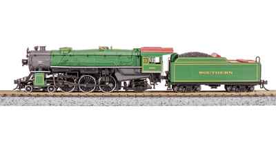 BROADWAY LIMITED 7988 Heavy Pacific 4-6-2 SOU 1391 Sylvan Grn Paragon4 Sound/DCC