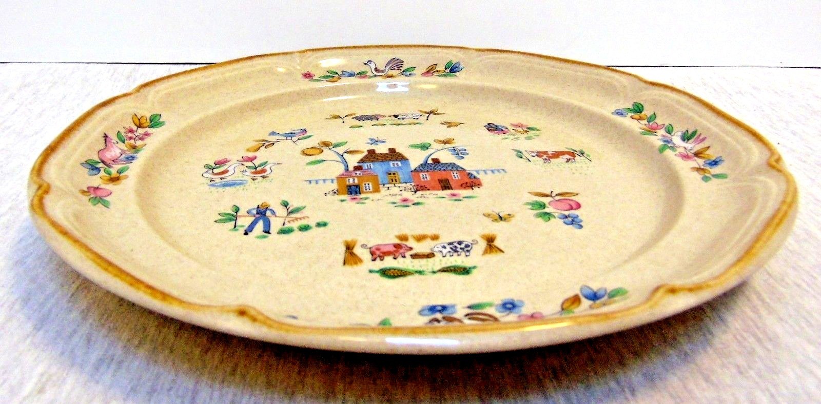 International Stoneware Dinner Plate 7774 Heartland 10 1/2 inch Japan