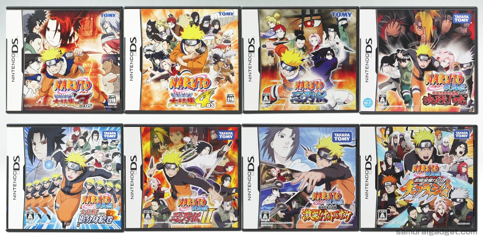 Naruto: Ninja Council & Ninja Destiny & Shippuden (8Games