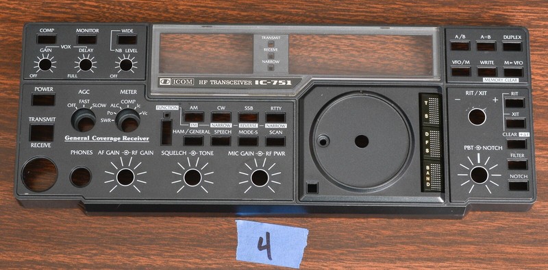Manuale Istruzioni Icom IC-751 Con Copertine Protettive In Plastica – Nuovo