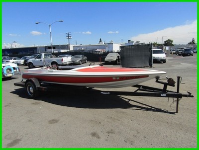 1978 Caribbean Jet Boat 17-Feet 8-Cylinder Gas with Trailer NO RESERVE