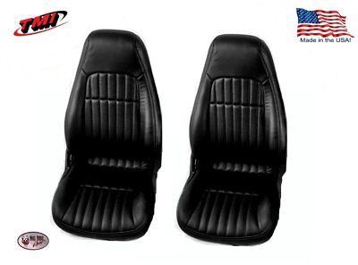 1997- 02 Camaro Highback Seat Upholstery Made by TMI in the US, Ebony/Black