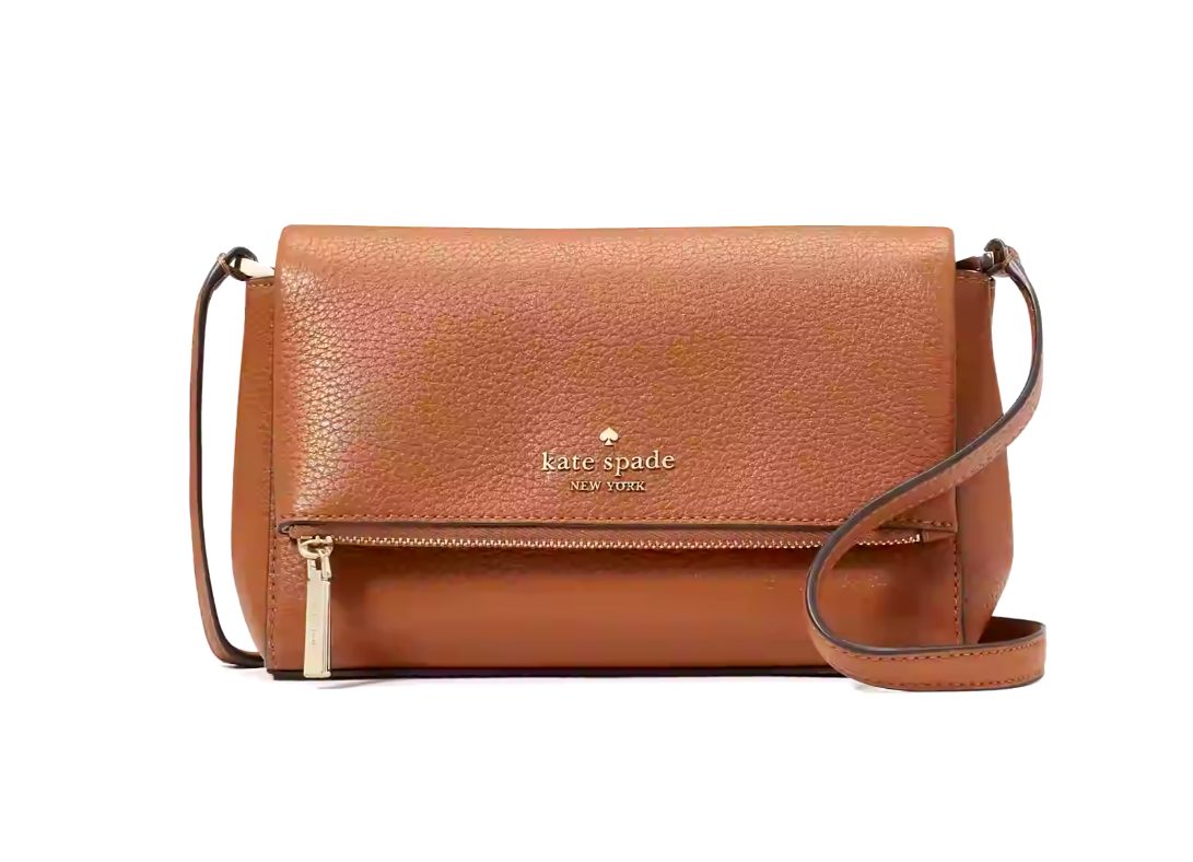 Kate Spade Leila Mini Zip Warm Ginger Pebble Leather Kate Spade Leila Mini Zip Warm Ginger Pebble Leather
