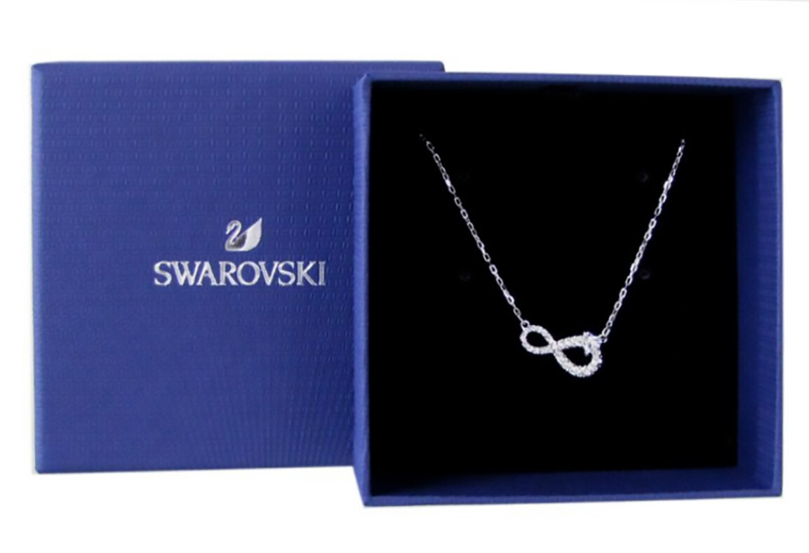 Swarovski ネックレス インフィニティ〈ギフトボックス付〉 Swarovski ネックレス インフィニティ〈ギフトボックス付