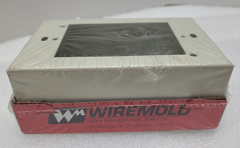 Wiremold V5748 1 3/4" Deep Single Gang Switch & Receptacle Box New Usa Made Nos