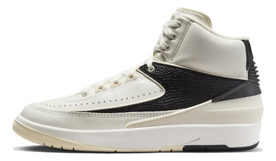 Nike Women's Air Jordan 2 Retro 'Sail Black' Shoes DX4400-100