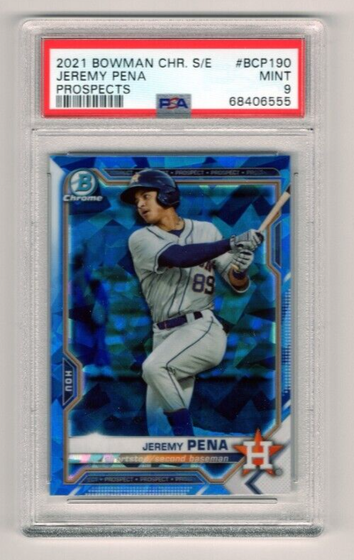 2021 Bowman Chrome Sapphire Edition #BCP190 JEREMY PENA