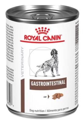 24 CANS Gastro Intestinal Low fat Adult Dog Loaf Can in Sauce Wet Food 13.5 oz