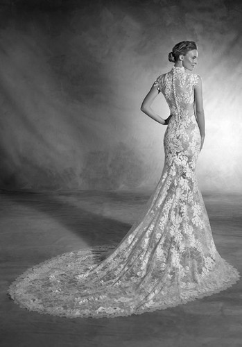 NWT Pronovias Nikol Lace Wedding Dress 38 2 $6,500