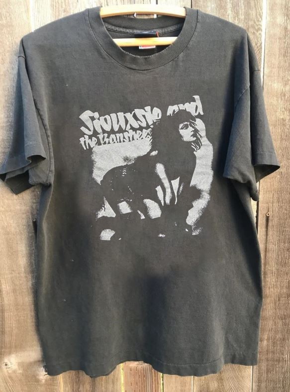 Siouxsie And The Banshees vtg charcoal t-shirt S-5XL QT4261