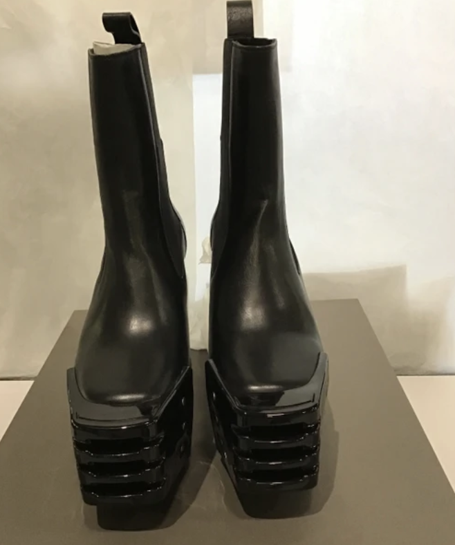 Rick Owens Black Platform Grill Kiss Boots size US 8.5 | eBay Rick Owens Black Platform Grill Kiss Boots size US 8.5 | eBay