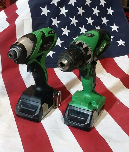 Hitachi 18V Lithium-ion 2 Impact/ Drill Tool Set