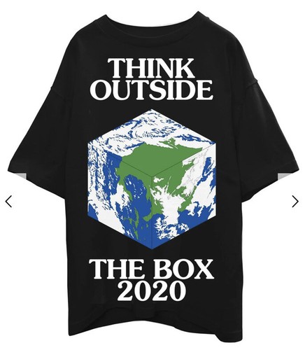 Canary Yellow Virgil Abloh - Think Outside The Box Tee T