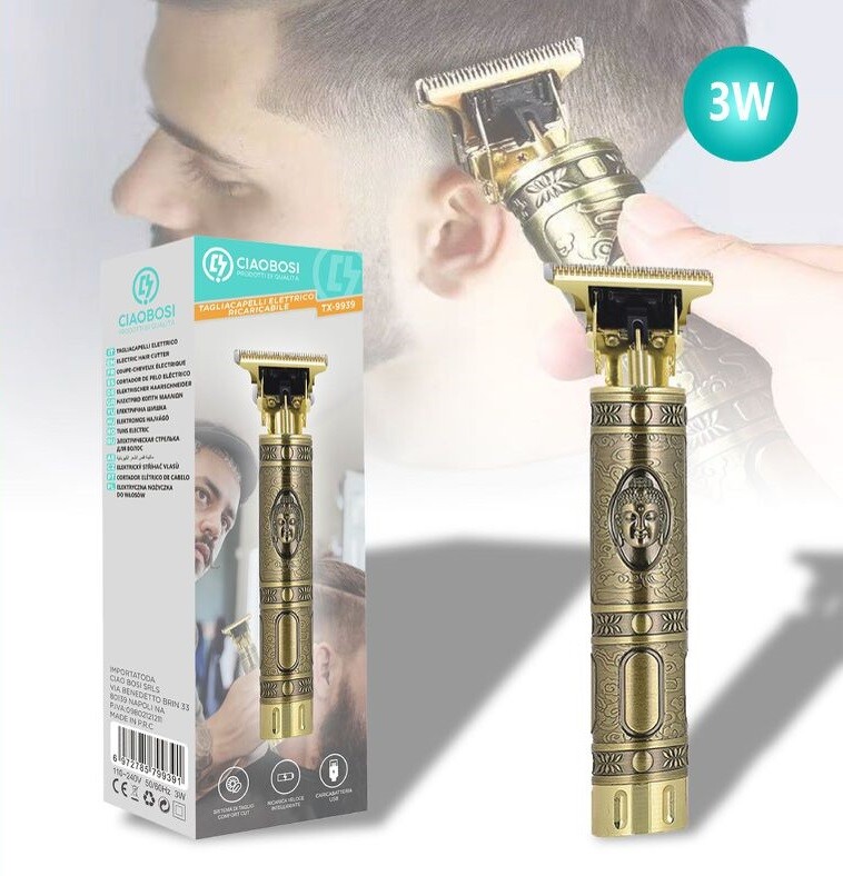 Taglia Capelli Professionale Regola Barba Rasoio Elettrico Vintage Tx-9939 linq