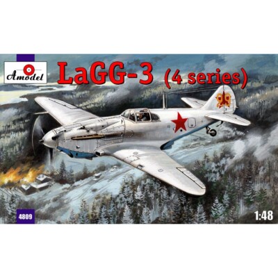Amodel 4809 Plastic model airplane kit Scale 1:48 LaGG-3 4 Series - kits models