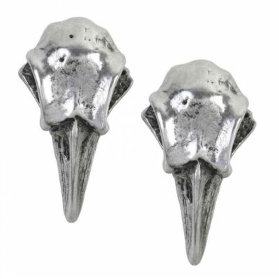 Alchemy Gothic Rabeschadel Stud Earrings-Pair   Local Stock   Gothic
