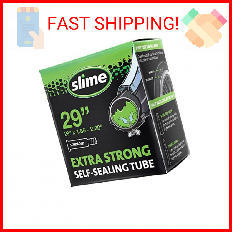 Slime 30070 Bike Inner Tube with Slime Puncture Sealant, 29 x 1.85-2.20